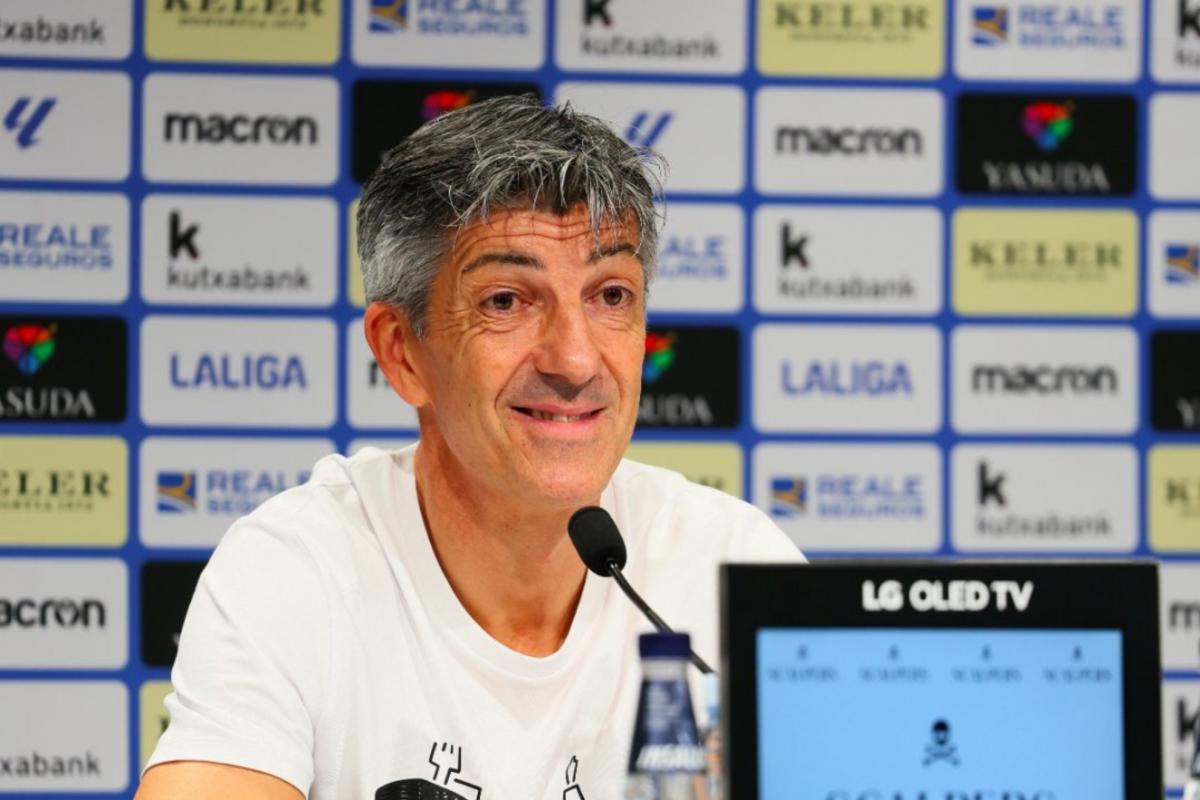 Real Sociedad: Imanol: “Queremos el tercer triunfo seguido en casa, pero el Betis es muy poderoso”